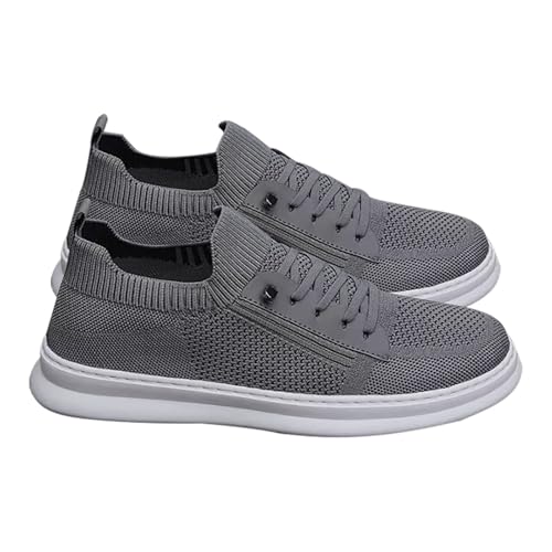 Flache Damen-Schlupfschuhe, breite Passform, orthopädische Turnschuhe, atmungsaktives Netzgewebe, athletische Laufschuhe mit Fußgewölbeunterstützung, leicht, bequem, rutschfest, lässig, Walkingschuhe von Generisch