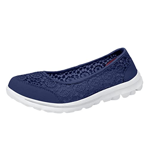 Flache Schuhe Für Damen Damenschuhe Laufschuhe Sommerschuhe Sports & Outdoor Shoes Frühling Sneakers Golfschuhe Sommer Leichte Barfuss Stoffschuhe Barfussschuhe Segelschuhe Slipper Line Dance von Generisch