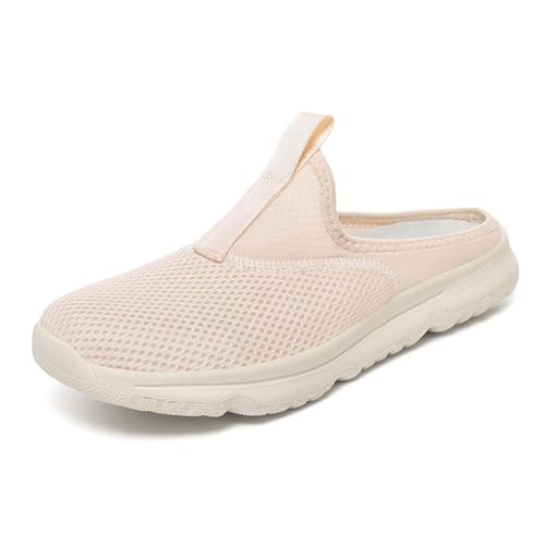 Flache Schuhe für Damen Slipper Einzelschuhe Orthopädische Schuhe Sommerschuhe Halbschuhe Schlupfschuhe Segelschuhe Bootsschuhe Fitnessschuhe Freizeitschuhe Walkingschuhe Stoffschuhe von Generisch
