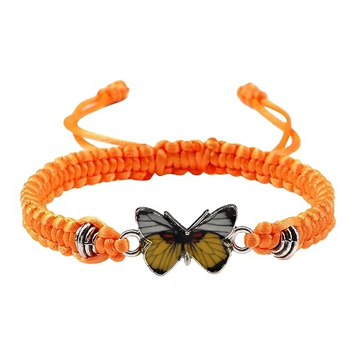 Flanell-Ohrringe für verstellbare Schnur, Schmetterlingsarmbänder für Frauen, niedliche Schmetterlings-Charm-Armbänder, Rosenuhren für Frauen, Einheitsgröße, Drahtseil, Kein edelstein Flanell-Ohrringe für verstellbare Schnur, Schmetterlingsarmbänder für Frauen, niedliche Schmetterlings-Charm-Armbänder, Rosenuhren für Frauen, Einheitsgröße, Drahtseil, Kein edelstein von Generisch