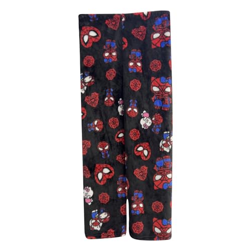Flanell Pyjamahose Damen Lang Schlafanzughose Flauschig Schlafhose Pyjama Hose Schlafanzug Flauschige Kuschelhose Plüsch PJ Pants Lounge Wear Winter Fleece Loungehose Teenager Mädchen Geschenke von Generisch