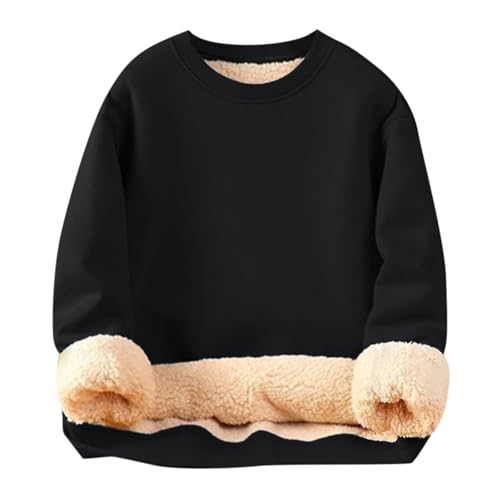 Fleece Pullover Damen Outdoor Retro, Damen Fleece Pullover Winter Warme Unterhemd Sweatshirt Plus Dicker Sportshirt Gefütterter Basic Thermounterwäsche Frau Elegant Fleecepulli Teddy Plüsch Pulli Fleece Pullover Damen Outdoor Retro, Damen Fleece Pullover Winter Warme Unterhemd Sweatshirt Plus Dicker Sportshirt Gefütterter Basic Thermounterwäsche Frau Elegant Fleecepulli Teddy Plüsch Pulli von Generisch