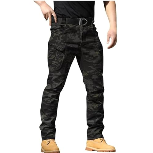 Flexcamo – Taktische wasserdichte Manbrave-Cargohose für Herren, mehrere Taschen, Armee-Hose, Stretch, Wanderhose, Camouflage B, XS Flexcamo – Taktische wasserdichte Manbrave-Cargohose für Herren, mehrere Taschen, Armee-Hose, Stretch, Wanderhose, Camouflage B, XS von Generisch