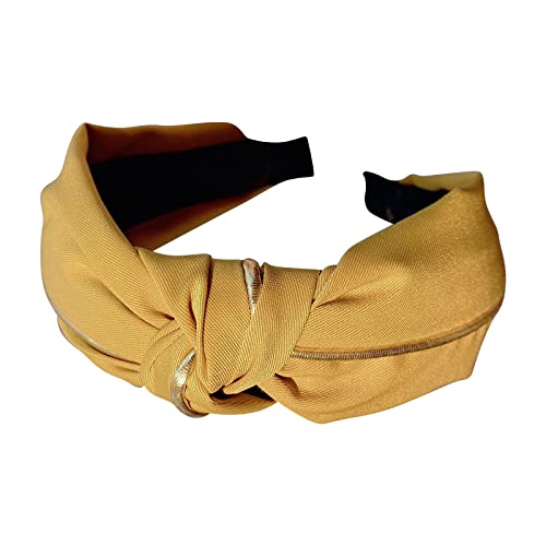 Flexibles Haarband für erwachsene Frauen; Haarband mit Phnom Penh hat einen einfachen Knoten in einfarbiger Farbe und ein breites Stirnband zum Waschen des Gesichts von Generisch