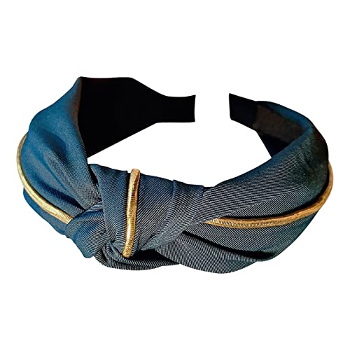 Flexibles Haarband für erwachsene Frauen; Haarband mit Phnom Penh hat einen einfachen Knoten in einfarbiger Farbe und ein breites Stirnband zum Waschen des Gesichts von Generisch