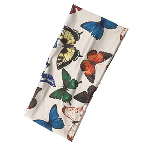 Flexibles Stirnband für Damen, gemischt, modisch, Outdoor, Yoga, Haarband, Schleife, Farbe, Stirnband, Schönheit, lässig, Stoff, verspielte Stirnbänder von Generisch