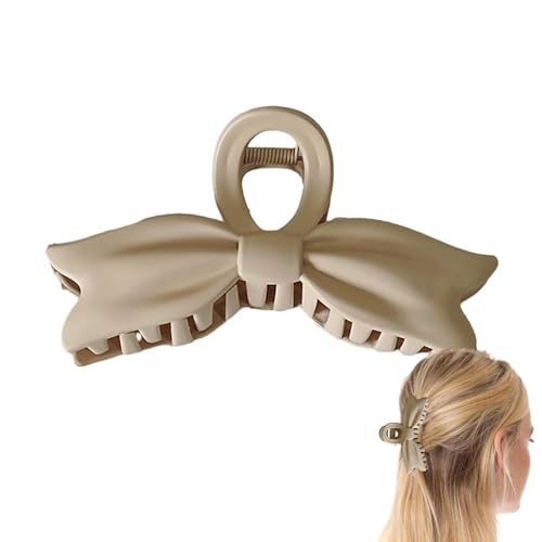Fliege-Klauen-Clip, Schleifen-Klauen-Clip,Rutschfeste Haarspangen - Haarschmuck, Haarspangen für Frauen und Mädchen, große Krallenklammern für dünnes langes Haar von Generisch