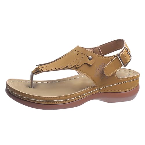 Flip Flops Damen 40 Elegant Freizeitsandalen Slip-On-Sicherheits Keilsandalen Weichen Bequem Sommersandale Stilvoll Und Schön Zehensandalen Alltagsleben Strandsandalen Barfuss Freizeitschuhe Flip Flops Damen 40 Elegant Freizeitsandalen Slip-On-Sicherheits Keilsandalen Weichen Bequem Sommersandale Stilvoll Und Schön Zehensandalen Alltagsleben Strandsandalen Barfuss Freizeitschuhe von Generisch