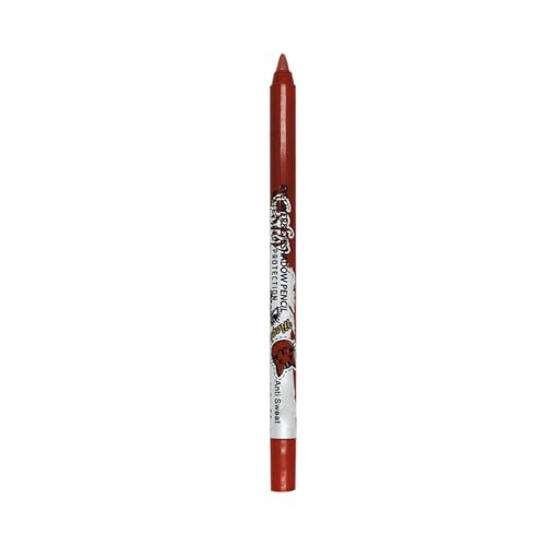 Flüssig Lidschatten 2023 Neuer Perlglanz-Lidschattenstift, farbiger Eyeliner-Gelstift, wasserfest und verschmiert nicht Schminke Damen Lippenstift (N, One Size) von Generisch