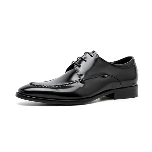 Formale Business Derbys für Herren Uniform Abendschuhe Lederschuhe Schnürschuhe Poliert,Schwarz,43 Formale Business Derbys für Herren Uniform Abendschuhe Lederschuhe Schnürschuhe Poliert,Schwarz,43 von Generisch