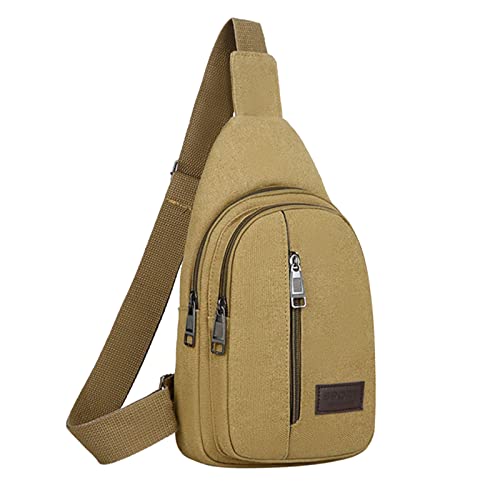 Französische Herren-Umhängetasche, modisch, Sport, Studenten, lässig, einfarbig, Schultertasche für Herren, khaki, Einheitsgröße Französische Herren-Umhängetasche, modisch, Sport, Studenten, lässig, einfarbig, Schultertasche für Herren, khaki, Einheitsgröße von Generisch