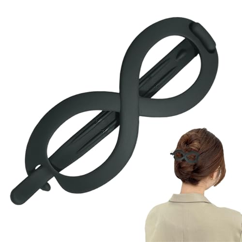 Französische ovale Haarspange, rutschfest, für Dutt, Pferdeschwanz, Bananen-Haarklammern für Damen und Mädchen, Styling-Haar-Accessoires von Generisch