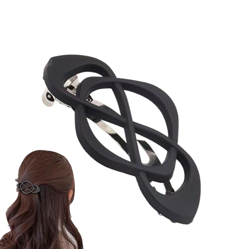 Französischer Haarklammer,Retro Haarclips - Nicht Rutschfest Leicht Kopfbedeckung Frauen Jugend Gym Party Date von Generisch