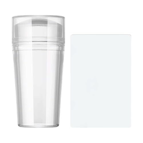 Französischer Spitzen-Nagelstempel | Klarsicht-Silikon Stempel-Set Für Nagelkunst,Maniküre-Dekorationszubehör Für Reise, Salon Und Zuhause von Generisch