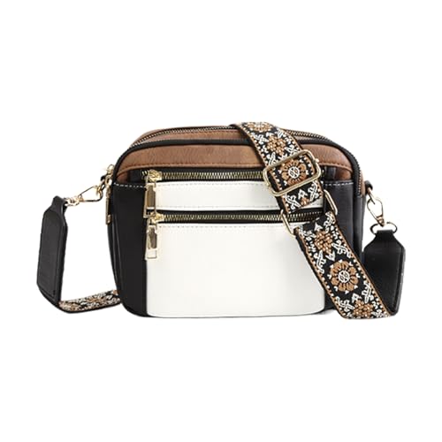 Frauen Schulter -Geldbörsen - Stilvolle Handtasche, Ungezwungener Tasche | Weiche PU -Leder -Damen -Brieftasche, Leichte Modetasche, Trendige Alltägliche Tasche, Vielseitige Geldbörse Für Büroreisen von Generisch