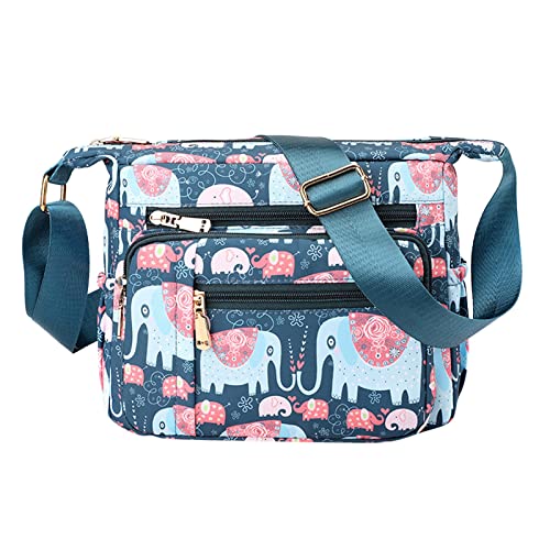 Frauen Schulter Handtasche Geräumig Mehrere Für Damen Umhängetasche Top Satchel Umhängetaschen Damen (E, One Size) von Generisch