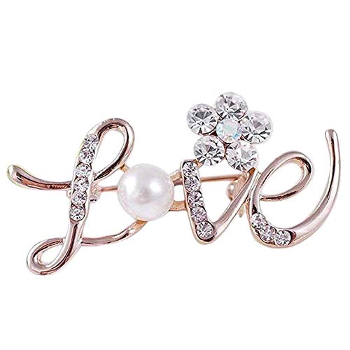 Frauen Strass Liebe Hochzeit Braut Pin Kleid Schals Schal Clip Damen Schmuck Tasche Ornament Liebe Geschenk Langlebigen Service Frauen Strass Liebe Hochzeit Braut Pin Kleid Schals Schal Clip Damen Schmuck Tasche Ornament Liebe Geschenk Langlebigen Service von Generisch