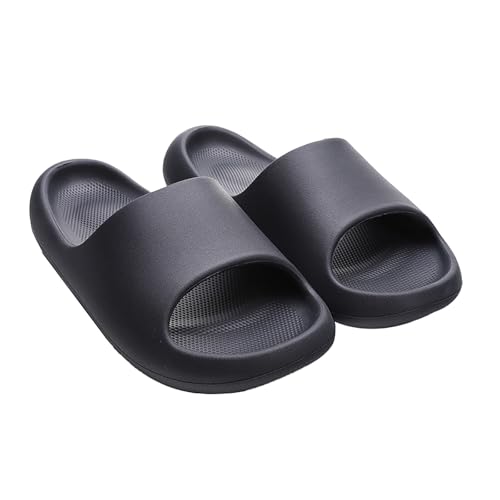 Frauen Und Männer Casual Licht Offene Zehe Hausschuhe - Pantoffeln Herren Sommer Draußen Leicht Heim Hausschuhe Hausschlappen Lässige Shower Shoes Peeptoe Sandalette Peeptoe Sandalette von Generisch