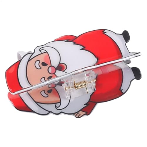 Frauen Weihnachten Haarspangen - Tragbare Klauenklammern, Verstellbare Weihnachten Haarklammern | Exquisite Haarspangen, rutschfeste Weihnachtsbäume Dicke Haarklammern für dickes Haar von Generisch