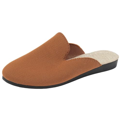 Freizeit Hausschlappen Hausschuhe Mit Breiter Schlappen Mules For Women Flats Slip On Backless Flat Mule Pointed Toe Slides Loafer Slipper Damen Atmungsaktiv Pantoffeln Slip-On Schuhe Flache Freizeit Hausschlappen Hausschuhe Mit Breiter Schlappen Mules For Women Flats Slip On Backless Flat Mule Pointed Toe Slides Loafer Slipper Damen Atmungsaktiv Pantoffeln Slip-On Schuhe Flache von Generisch
