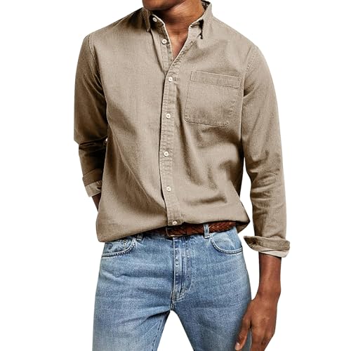Freizeithemd Herren Langarm Comfort Fit Mit Großen Taschen Arbeithemd Atmungsaktiv Bequeme Sommerhemd Größen Lockere Freizeitshirt Revers Button Down Trekkinghemd Einfarbig Leicht Outdoorhemd Freizeithemd Herren Langarm Comfort Fit Mit Großen Taschen Arbeithemd Atmungsaktiv Bequeme Sommerhemd Größen Lockere Freizeitshirt Revers Button Down Trekkinghemd Einfarbig Leicht Outdoorhemd von Generisch