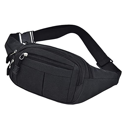 Freizeitmode Herren Damen Rucksäcke Sport Fitness Taille Einfach und Taille Packs Hüfttasche, Schwarz , Einheitsgröße Freizeitmode Herren Damen Rucksäcke Sport Fitness Taille Einfach und Taille Packs Hüfttasche, Schwarz , Einheitsgröße von Generisch