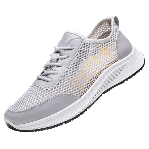 Freizeitschuhe Damen Bequem Memory Schaum Sportschuhe Atmungsaktiv Vermascht Sneaker Leicht Orthopädische Laufschuhe Mode Hohl Arch Support Walkingschuhe Freizeit rutschfest Turnschuhe von Generisch
