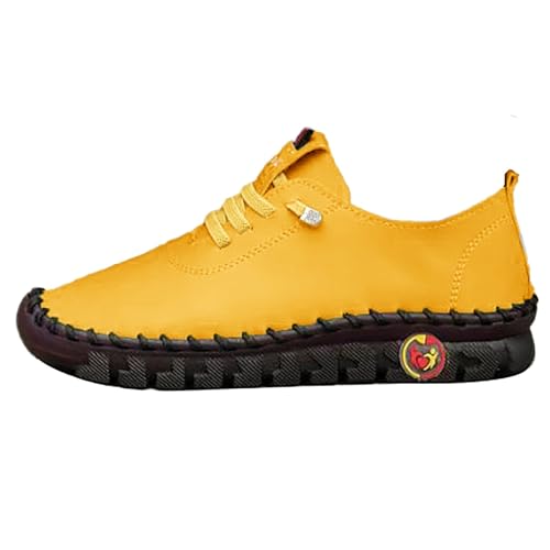 Freizeitschuhe Damen Leder Walkingschuhe Slip On Sportschuhe Atmungsaktiv Arbeitsschuhe Outdoorschuhe Weicher Fahrschuhe Turnschuhe Business Schuhe Für Alltag rutschfeste Lederschuhe Freizeitschuhe Damen Leder Walkingschuhe Slip On Sportschuhe Atmungsaktiv Arbeitsschuhe Outdoorschuhe Weicher Fahrschuhe Turnschuhe Business Schuhe Für Alltag rutschfeste Lederschuhe von Generisch
