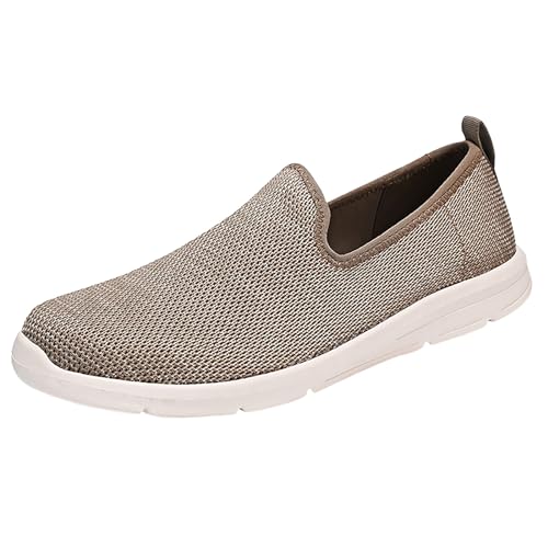 Freizeitschuhe Damen Schwarz Walkingschuhe Atmungsaktiv Strick Tennisschuhe Herren Leichtgewichts Wanderschuhe Slip-On Schuhe rutschfest Fitnessschuhe Joggingschuhe Trekkingschuhe von Generisch