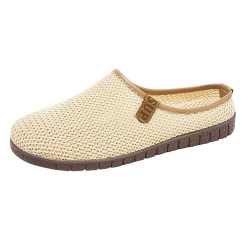 Freizeitschuhe Damen Slip On Loafer Damen Halbschuhe Bootsschuhe Strickschuhe Sommerschuhe Trekkingschuhe Wanderschuhe Orthopädische Schuhe Outdoorschuhe Walkingschuhe Bequeme Leichte Atmungsaktiv von Generisch