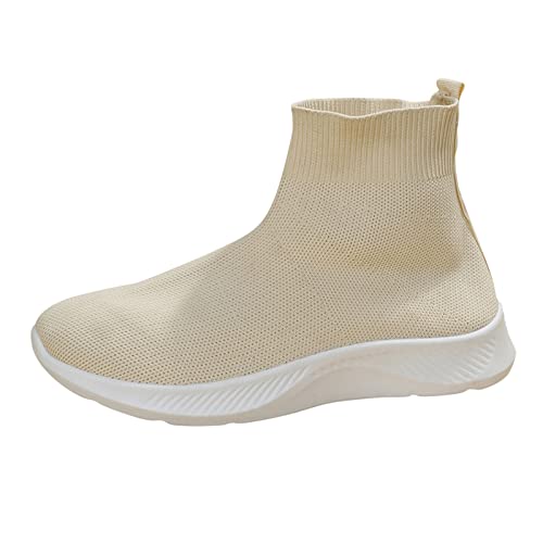 Freizeitschuhe Damen Sommer, Sneaker Damen Mit Keilabsatz High-Top Shoes Mesh Atmungsaktiv Barfußschuhe Slip On Outdoorschuhe Casual Leichtgewichts Laufschuhe Fashion Sportschuhe Walkingschuhe Freizeitschuhe Damen Sommer, Sneaker Damen Mit Keilabsatz High-Top Shoes Mesh Atmungsaktiv Barfußschuhe Slip On Outdoorschuhe Casual Leichtgewichts Laufschuhe Fashion Sportschuhe Walkingschuhe von Generisch