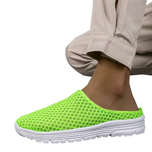 Freizeitschuhe Herren Sneaker Slipper,Sportschuhe Herren Atmungsaktiv Joggingschuhe Leichtgewichts Trekkingschuhe Weichen Sohle Flache Schuhe Einfarbig Halbschuhe Rutschfeste Turnschuhe Unisex von Generisch