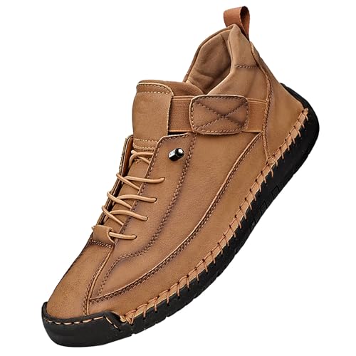 Freizeitschuhe Herren Wasserdicht Sneaker rutschfeste Sohlen Schnürschuhe mit Offenem Zehenbereich Outdoorschuhe Ultraleicht Walkingschuhe Verschleißfest Sportschuhe Casual Herrenschuhe von Generisch
