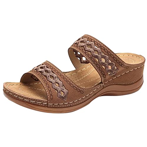Freizeitschuhe Orthopädische Sandalen Damen Sandaletten Ergonomische Gelochten Weite H Keilsandalen Schuhe Atmungsaktive Breite Füße Offene Sandalen Damen Sommer Schuhe Freizeitschuhe Orthopädische Sandalen Damen Sandaletten Ergonomische Gelochten Weite H Keilsandalen Schuhe Atmungsaktive Breite Füße Offene Sandalen Damen Sommer Schuhe von Generisch