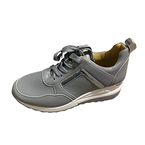 Freizeitschuhe Sneaker Damen Plateau Schuhe Damen Modische Atmungsaktive Mesh-Strick-Schnürschuhe Für Mit Flachem Lässige Sportschuhe Pflege Schuhe Super Sneakers Freizeitschuhe Sneaker Damen Plateau Schuhe Damen Modische Atmungsaktive Mesh-Strick-Schnürschuhe Für Mit Flachem Lässige Sportschuhe Pflege Schuhe Super Sneakers von Generisch