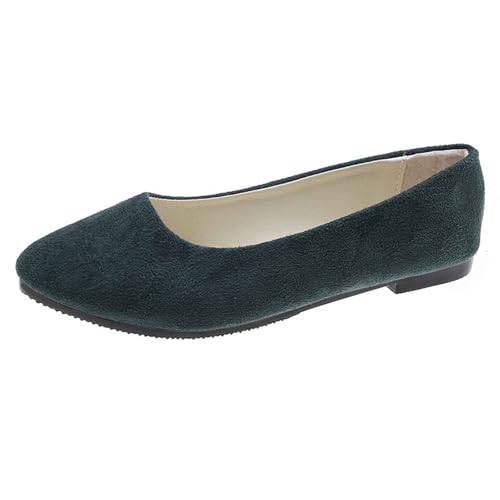 Freizeitschuhe für Damen. Bequeme Slipper für jeden Perfekt zum Entspannen und für Ausflüge. Wildlederdesign mit geschlossener Spitze und Ferse. Vielseitig für alle Jahreszeiten und (Dark Green, 39) Freizeitschuhe für Damen. Bequeme Slipper für jeden Perfekt zum Entspannen und für Ausflüge. Wildlederdesign mit geschlossener Spitze und Ferse. Vielseitig für alle Jahreszeiten und (Dark Green, 39) von Generisch
