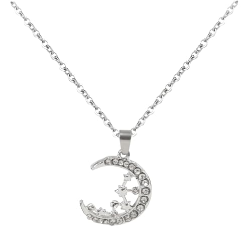 Freshwater Cultured Pearls Bridal Pendant Necklace Earrings Wedding Jewelry Sets for/Christmas/Mom Ketten Dessous (D One Size) von Generisch