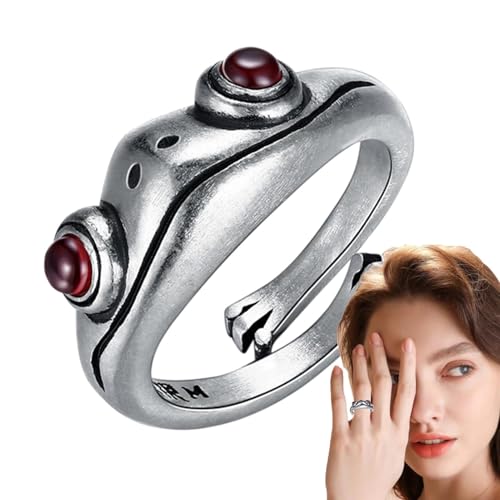 Froschringe – modisches, elegantes Baumfrosch-Design, niedliche Tierringe für Paare, feiern Sie Weihnachten, Geburtstage, Jubiläen mit Freunden und Familie von Generisch