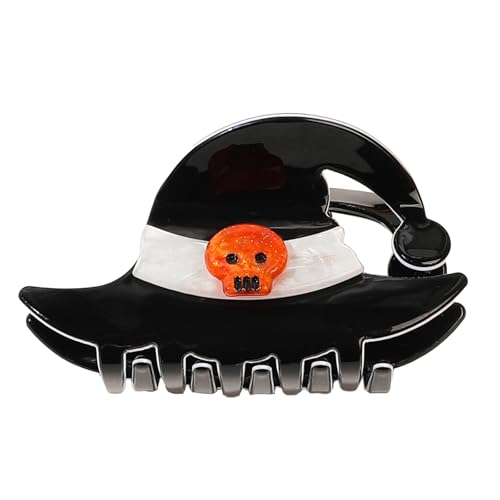 Fußball-Stirnbänder, Halloween-Haarspange, weiblicher Clip, Acryl-Haarspange, Stirnbänder für Frauen, Knoten, Orange, 1 count (Pack of 1) von Generisch