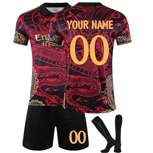 Fußball Trikot für Kinder Personalisierte 2025/26 Junge Fußball-Trainings Set mit Eigenem Namen & Nummer Fußballtrikot Shorts & Socken Geschenke für Fans Kinder und Männer Fußball Trikot für Kinder Personalisierte 2025/26 Junge Fußball-Trainings Set mit Eigenem Namen & Nummer Fußballtrikot Shorts & Socken Geschenke für Fans Kinder und Männer von Generisch