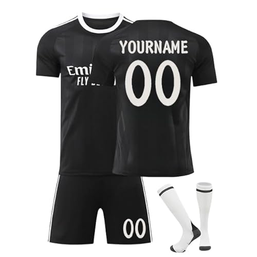 Fußball Trikot für Kinder Personalisierte 2025/26 Junge Fußball-Trainings Set mit Eigenem Namen & Nummer Fußballtrikot Shorts & Socken Geschenke für Fans Kinder und Männer Fußball Trikot für Kinder Personalisierte 2025/26 Junge Fußball-Trainings Set mit Eigenem Namen & Nummer Fußballtrikot Shorts & Socken Geschenke für Fans Kinder und Männer von Generisch