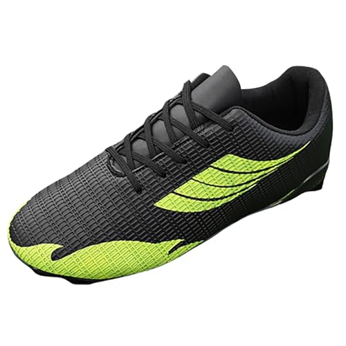 Fußballschuhe Damen Athletics Flachschuhe Leichtgewichts Fussballschuhe Synthetisches Leder Sneaker rutschfeste Schnürschuh Frauen Outdoor Turnschuhe Atmungsaktive Football Schuhe von Generisch