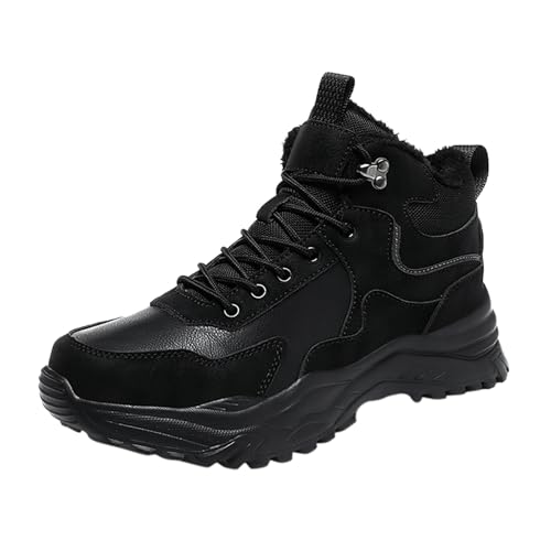 Fußballschuhe Herren High Top Spike Ohne Schnürung Wanderschuhe Outdoor Laufen Sportschuhe Damen Aufzug Schuhe Leicht Walkingschuhe Weiche Sohle Freizeitschuhe Herren Damen Unisex Komfort Schuhe von Generisch