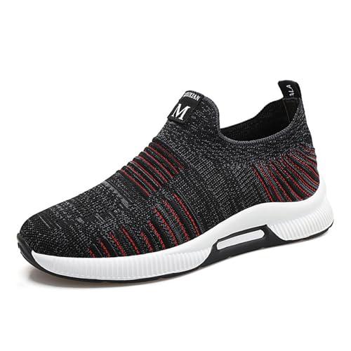 Fußballschuhe Herren Professionelle Leicht Walkingschuhe Atmungsaktive Sport Fußball Sommerschuhe Breathable Sportschuhe Weiche Sohle Freizeitschuhe Elegant Halbschuhe Wasserdichter Schmerzlindernder von Generisch