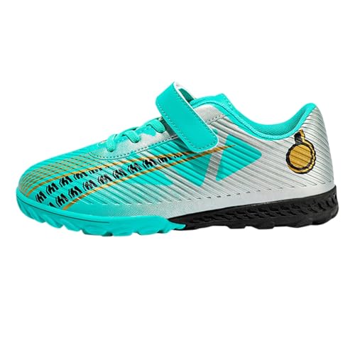 Fußballschuhe Mädchen Jungen Sportliche Fussballschuhe Professionelle Athletics Trainingsschuhe Kinder Atmungsaktive Fussball Schuhe Unisex Halle Sportschueh Rutschfest Sneaker Für Indoor Outdoor von Generisch