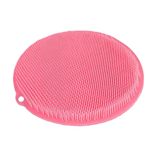 Fußdusche Scrubber - Fußschrubben Pad | Runde Fußschrubber Duschmatte | Fußwascher mit Saugnäpfen | Dusche Fußbürste Wandmontage Rückenschrubber | Badezimmer Waschen Fußmatte für Mann und von Generisch