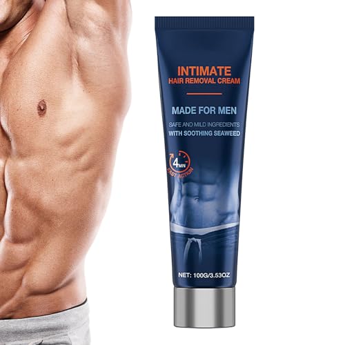 Ganzkörper Haarentfernungscreme - 100 g, glatte Hautformel | Langlebige, nahrhafte feuchtigkeitsspendende Lotion, sanfte Haarentferner für Beine Arme Achselhände Achselhilfe Frauen Männer Männer von Generisch