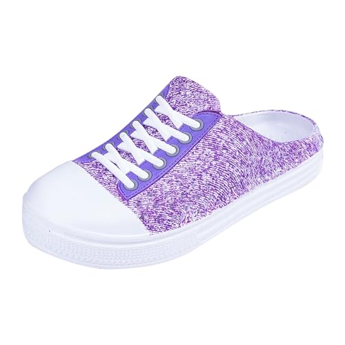 Garten Clogs Frauen Atmungsaktive Schuhe Badeschuhe Strandschuhe Wasserschuhe Schuhe Hausschuhe Wanderschuhe Gartenschuhe Geschlossen Latschen Gartenclogs von Generisch