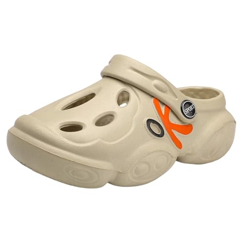 Gartenschuhe Jungen Mädchen Clogs Kinder Strand Eva Gummischuhe Sommer Atmungsaktiv Aufzug Gummi Hausschuhe Leichte Rutschfeste Gartenclogs Unisex Weiche Sandalen Outdoor von Generisch
