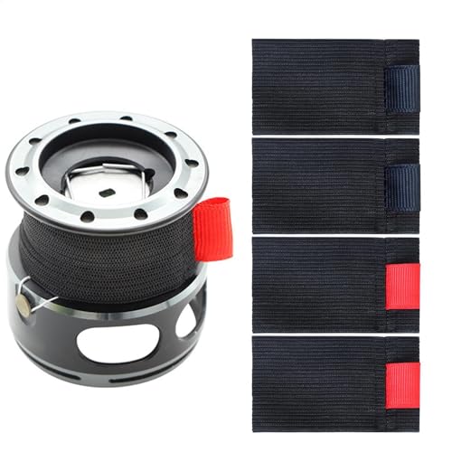 Gehäuse mit Angelruten - Reisefischerei mit 4 -facher Tackle -Krawatten | Langlebige Rollenschutzgürtelband, Lagerung im Freien, wasserdichtes Fischereizubehör für Männer, Erwachsene, Fischer von Generisch